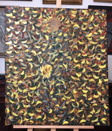 Pintura intitulada "Mirroring" por Eliza Matica, Obras de arte originais, Óleo Montado em Armação em madeira