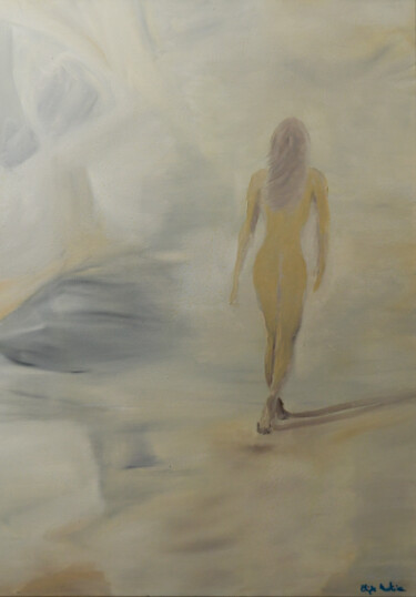 Schilderij getiteld "Serenity" door Eliza Matica, Origineel Kunstwerk, Olie