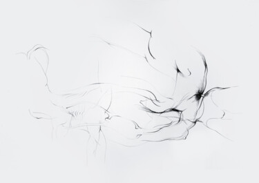 Tekening getiteld "'YOU're with me' -…" door Elizaveta Berkutova, Origineel Kunstwerk, Potlood