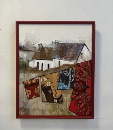 Картина под названием "«Одеяла»" - Елизавета Пугачева, Подлинное произведение искусства, картон