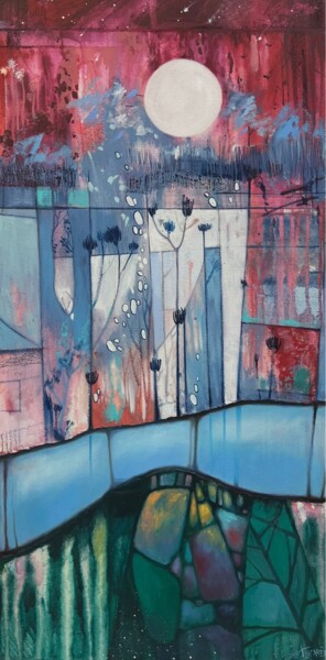 Картина под названием "«Загадай желание»" - Елизавета Пугачева, Подлинное произведение искусства, Масло