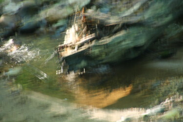 Photographie intitulée "Sunken Ship" par Elke Matthaeus, Œuvre d'art originale, Photographie numérique