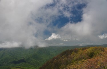 Photography titled "View on Blue Ridge…" by Elke Matthaeus, Original Artwork