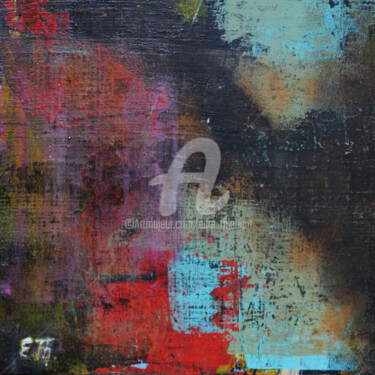 Peinture intitulée "Abstait N° 56" par Elke Thiébaut, Œuvre d'art originale, Acrylique