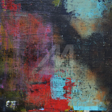 Abstait N° 56 Peinture intitulée "Abstait N° 56" par Elke Thiébaut, Œuvre d'art originale, Acrylique