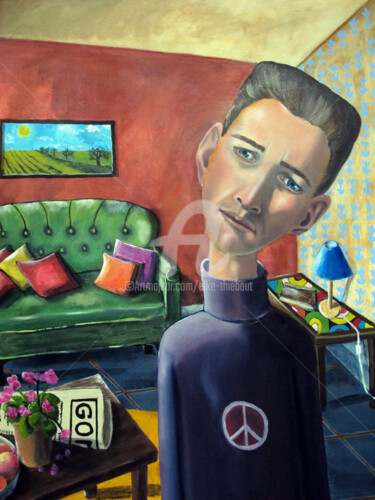 Картина под названием "Peace" - Elke Thiébaut, Подлинное произведение искусства, Акрил