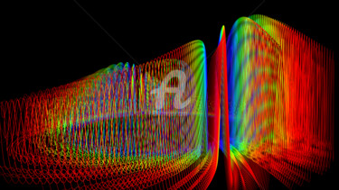 Arts numériques intitulée "Sparse Spectral Spa…" par Elkement, Œuvre d'art originale, Modélisation 3D