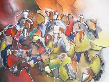 Peinture intitulée "21.JPG" par Sidi Khalid Elkhalifi, Œuvre d'art originale
