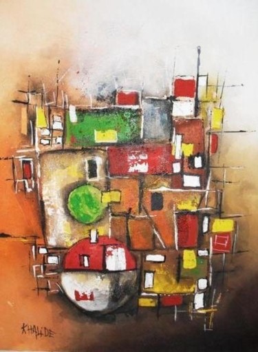 Peinture intitulée "18.JPG" par Sidi Khalid Elkhalifi, Œuvre d'art originale