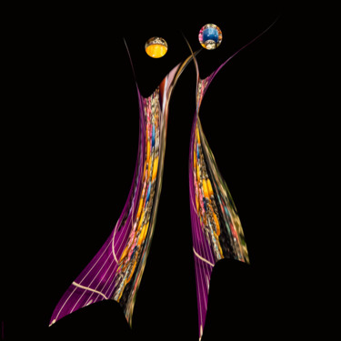 Arte digital titulada "dance10" por Youssef El Kharroufi, Obra de arte original, Pintura Digital