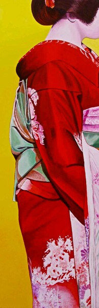 Peinture intitulée "Geisha 19" par Ella Joosten, Œuvre d'art originale, Acrylique