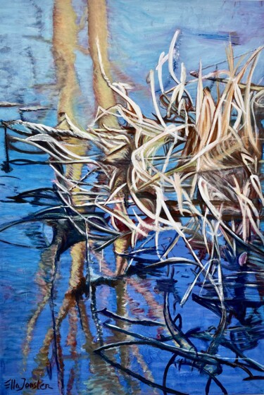 Painting titled "reflection 8" by Ella Joosten, Original Artwork, Acrylic