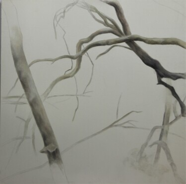 Peinture intitulée "tree4" par Ella Barsky, Œuvre d'art originale, Huile