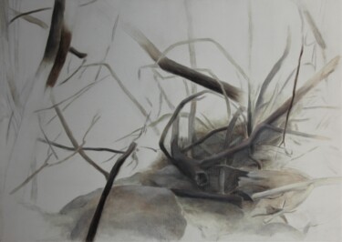 Malerei mit dem Titel "forest5" von Ella Barsky, Original-Kunstwerk, Öl