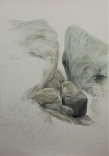 Malarstwo zatytułowany „stones3” autorstwa Ella Barsky, Oryginalna praca, Olej