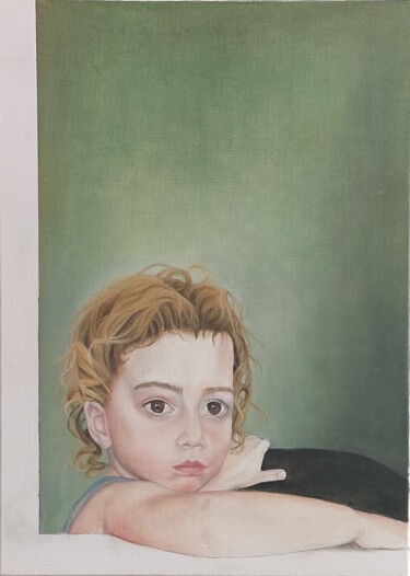 Painting titled "Shir" by Ella Barsky, Original Artwork, Oil