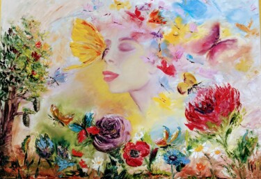 Pittura intitolato "Transformation" da Ellen Frischbutter, Opera d'arte originale, Olio