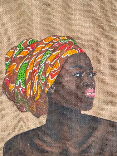 Sac Bamako Design intitulée "Sac Bamako" par Nora Leynadier, Œuvre d'art originale, Accessoires