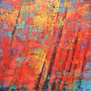 Картина под названием "Joy of life" - Elli Popa, Подлинное произведение искусства, Акрил Установлен на Деревянная рама для н…