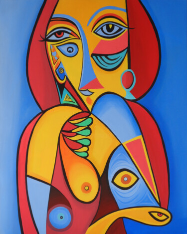 Картина под названием "Hard feelings" - Elli Popa, Подлинное произведение искусства, Акрил