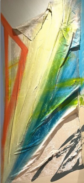 Malerei mit dem Titel "Dunes in Motion" von Ellie Sanchez-Galiano, Original-Kunstwerk, Acryl