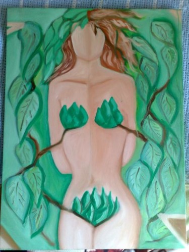Pittura intitolato "madre natura" da Elme83, Opera d'arte originale