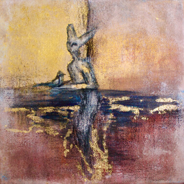 Malerei mit dem Titel "Twilight" von Elmira Sharipova, Original-Kunstwerk, Acryl Auf Keilrahmen aus Holz montiert