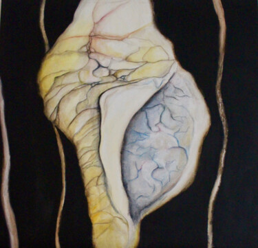 Картина под названием "Birth of life" - Elmira Sharipova, Подлинное произведение искусства, Акрил Установлен на Деревянная р…