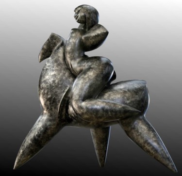 雕塑 标题为“centauresque-2.jpg” 由Elodie Couturier, 原创艺术品