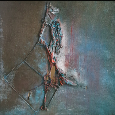 Malarstwo zatytułowany „Khostangel III” autorstwa Elodie Dollat, Oryginalna praca, Akryl