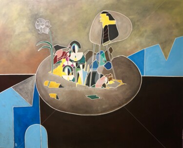 Картина под названием "The Travelers,or,En…" - Elodie M. Richard, Подлинное произведение искусства, Акрил