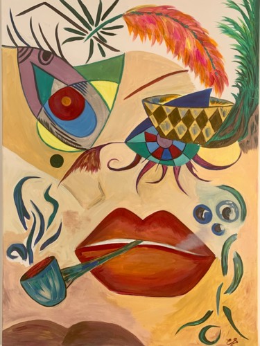Peinture intitulée "Is Fassoisi" par Elodie Serra, Œuvre d'art originale, Acrylique