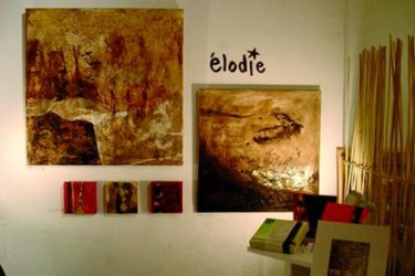 Peinture intitulée "salon ID D'ART - LY…" par Élodie, Œuvre d'art originale