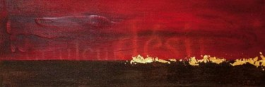 Peinture intitulée "horizon" par Élodie, Œuvre d'art originale
