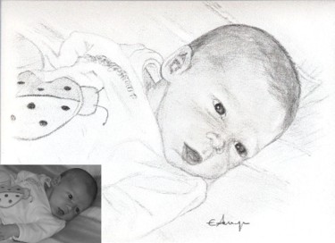 Drawing titled "Alex" by Elodie Aumage, Original Artwork, Other