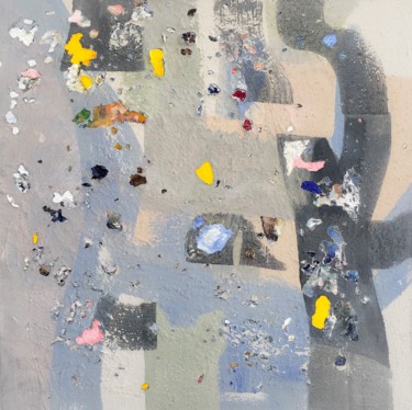 Malerei mit dem Titel "Poétic Impact #1" von Eloi Derôme, Original-Kunstwerk, Öl