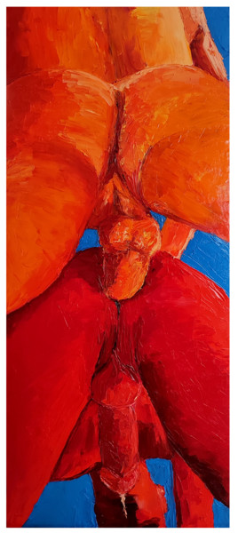 Картина под названием "El amor Gay" - Picot, Подлинное произведение искусства, Масло