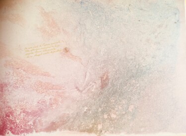 Картина под названием "ROSEA AURORA" - Elric Miault, Подлинное произведение искусства, Пигменты