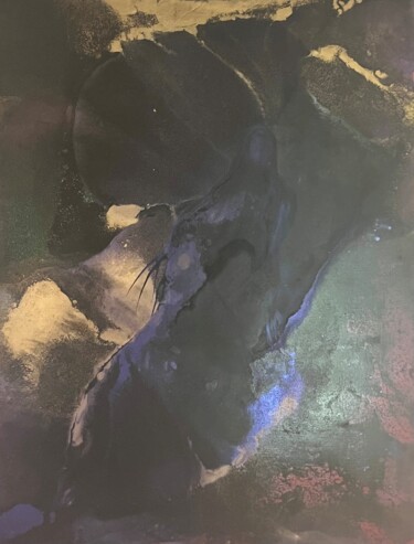 Ζωγραφική με τίτλο "LILITH 3" από Elric Miault, Αυθεντικά έργα τέχνης, Χρωστικές ουσίες Τοποθετήθηκε στο Ξύλινο φορείο σκελε…