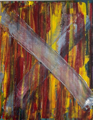 Painting titled "The Value of X" by Els Devrieze, Original Artwork, Acrylic