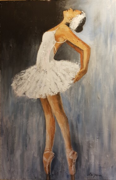 Картина под названием "Ballerina" - Els Driesen, Подлинное произведение искусства, Акрил