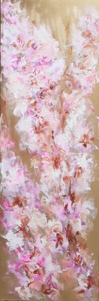 Schilderij getiteld "Japanese cherry blo…" door Els Driesen, Origineel Kunstwerk, Acryl