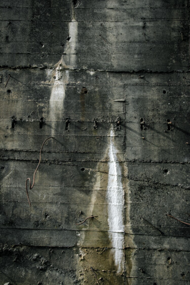 Fotografie mit dem Titel "Concrete 2" von Elsa Lunghini, Original-Kunstwerk, Digitale Fotografie Auf Aluminium montiert