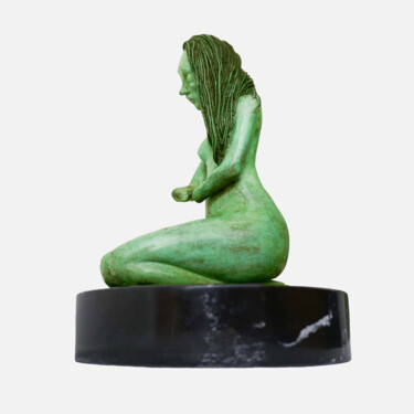 Sculpture titled "La Ausencia" by Elsa Muñoz, Original Artwork, Bronze