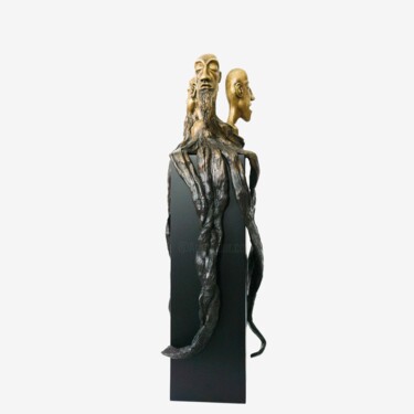 Sculpture titled "Concilio" by Elsa Muñoz, Original Artwork, Bronze