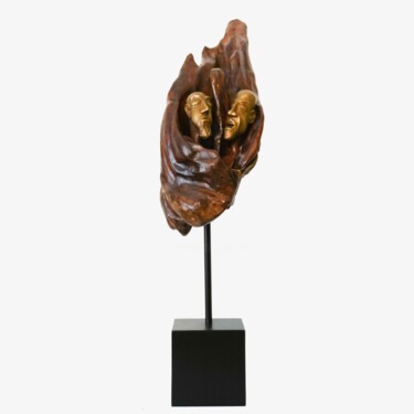Escultura intitulada "Reverbero" por Elsa Muñoz, Obras de arte originais, Bronze