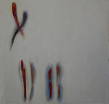 Peinture intitulée "Chromosomes III" par Elsa Renaud, Œuvre d'art originale