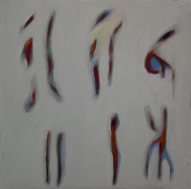 Peinture intitulée "Chromosomes IV" par Elsa Renaud, Œuvre d'art originale