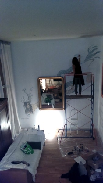 Peinture intitulée "femme-miroir-elsa-l…" par Elsa Levy, Œuvre d'art originale