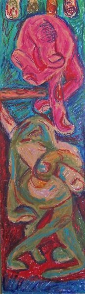 Pintura titulada "Juego /Gioco" por Elsa Lores, Obra de arte original